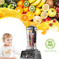 BioloMix 3HP 2200W Heavy Duty Grade Timer Blender Mixer Juicer Fruit Food Processor Ice Smoothies BPA Free 2L Jar