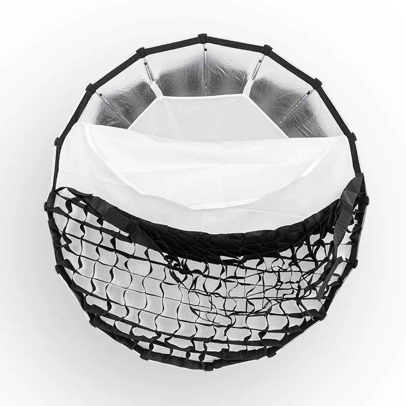 AMBITFUL P70 P90 P120 Bowens Mount Parabolic Deep Softbox with Quick Release Grid