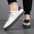 Skateboarding Shoes Men Flat Comfortable Leather Casual | SAMAG