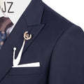 DAROuomo 2026 Men's Slim Fit Formal Business Suit 2Pcs Set - DR8211 (Jacket + Pants) for Work Wear