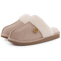 Comwarm Winter Fluffy Fur Slippers for Women Warm New Home Slippers Faux Fur House Mules Shoes Indoor Bedroom Comfy Fuzzy Slides