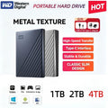 New WD My Passport Ultra Portable External SSD 1TB 2TB USB3.1 Mobile Solid State Drive SSD Hard Drive 4TB For Laptop Desktop PC