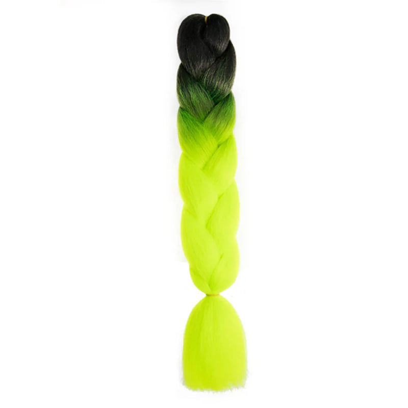 24 Inches DIY Jumbo Braiding Hair Synthetic Hair Extensions Afro Ombre Crochet Braid Hair Wholesale For Women