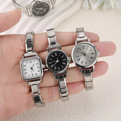 9MM Titanium Stainless Steel Bracelet for Women Men Watch DIY Making Italian Charm Link Replacement Fashion | SAMAG
