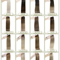 Full Shine Human Hair Weft Extensions Hair Bundles Ombre Blonde Color 100g Sew In Silky Straight Remy Skin Double Weft For Salon