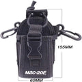 【C】1 Set Waist Bag Holder Pocket MSC-20E Tactical Molle Radio Walkie Talkie Pouch Interphone Holster Carry Bag For Hunting Camp