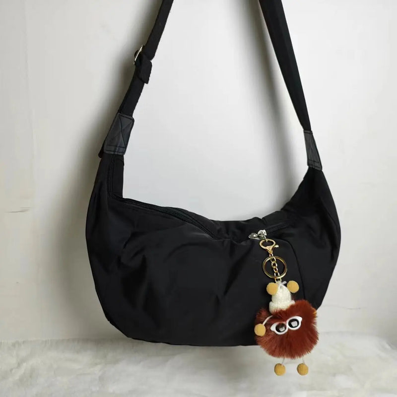 Fashion Hobo Bags Women Large-Capacity Crossbody Dumpling Bag Down Cotton Casual Simple And Versatile Shoulder Bag
