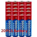 2026 New AA Rechargeable Batteries 9800Mah 1.5V New LED Lamp Toy Alkaline Rechargeable Battery Mp3