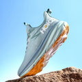 Men Full Carbon Plate Running Shoes Professional Marathon Racing Lightweight Bounce Cushion Breathable Sports Sneakers Unisex