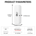 Tuya WiFi Temperature Humidity Sensor Smart Life Remote Monitor For Smart Home Work with Alexa Google Assistant