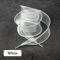 4CM Wide Lace Snow Yarn Shoelaces Flat Sheer Laces Fancy Shoelaces for Women Girls Lace Shoes Accessories 100/120/140CM 1Pair