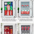 A Mini Small Refrigerator Frozen and Refrigerated Household Dormitory Car Office Mini Student Small Freezer