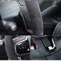 Custom Anti-Slip And Soft Suede Leather Car Steering Wheel Cover For Volvo V60 XC60 XC90 S60 S80 S90 Avant Steering Wrap