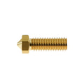 5PCS Original FLSUN V400 3D Printer Hotend Nozzle Brass Print Head Block Double Holes 0.4mm Extruder Part for 1.75mm Filament