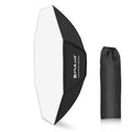 PULUZ 95cm Octagon Photography Softbox Diffuser Foldable 8 Pole Parabolic Flash Light Box with Bowen Mount