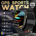 New GPS Military Smart Watch Bulit-in GPS Compass Altimeter Barometric 10ATM IP69K Waterproof AMOLED BT Call Smartwatch