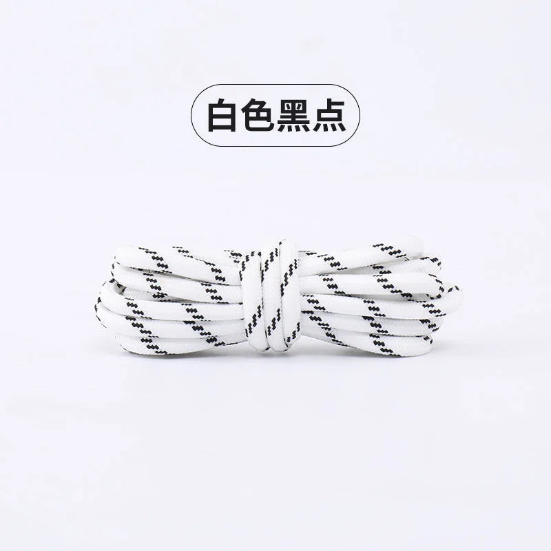 Length 100cm DIY Freedly Round Leather Colorful MIU Shoelaces Canvas Casual  Boots Shoe Laces Rope Shoestrings