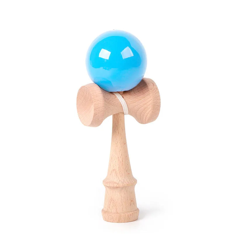 Crack Painted Kendama Toy Outdoor Fitness Balls Train Eye-hand Coordination for Children Adults Outdoor Fun Juggling Sports Ball