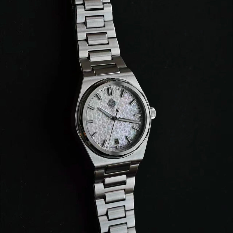 IX&DAO 2026 New 37mm Warrior Men's Automatic Mechanical Watch PT5000 Movement Sapphire Stainless Steel Waterproof 10Bar BGW9