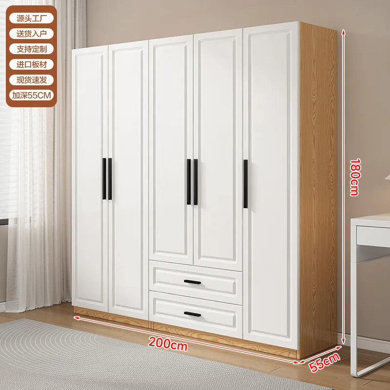 Dust Proof Modern Wardrobe Shelf Apartment Large Standing Wardrobe Minimalist Partition Vitrina Bedroom Furniture Accessories