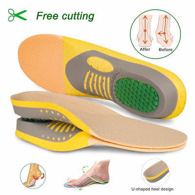 1 pair Orthopedic Insoles Orthotics Flat Foot Health Sole | SAMAG