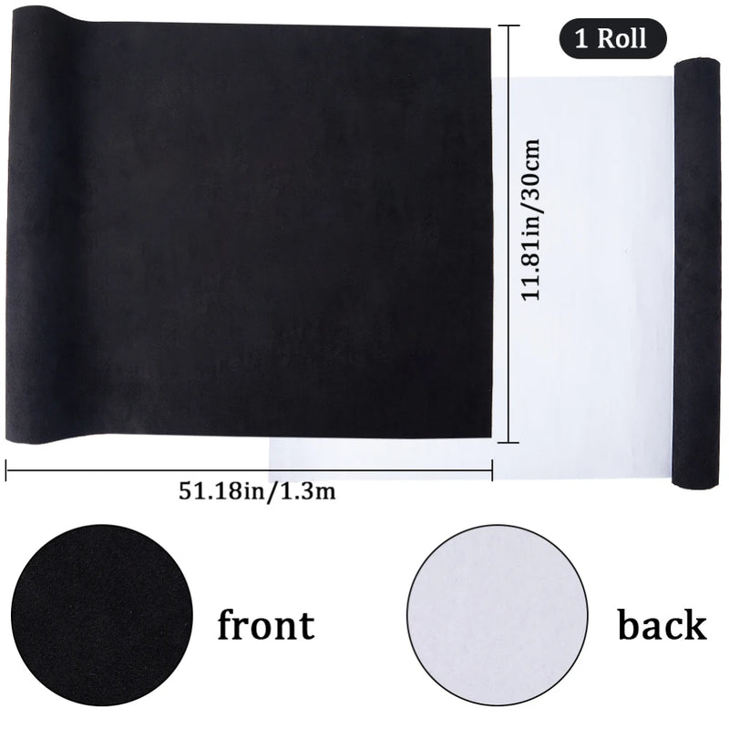 51 x 11.8" Suede Book Cloth Indigo for Book Binding A4-A8 Fabric Surface Paper Backed Bookcover Book Album Scrapbooking Archival