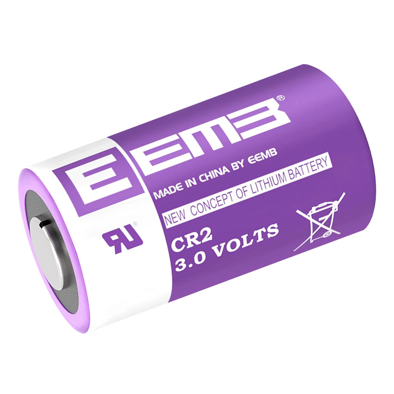 EEMB CR2 3V Lithium Battery 850mAh Non-Rechargeable Battery for Microphones Camera Smoke Detector Doorbell Flashlight
