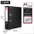 Lever Arch File A4 Folder Perforated Loose-leaf Folder Loose-leaf Book Data Book Double Hole Thickened Binders Desktop Organizer