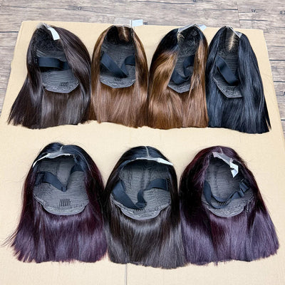 250% Density Bob Straight Human Hair 2X6 Transparent Lace | SAMAG