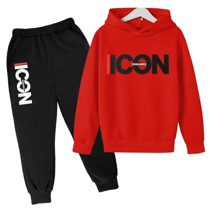 Children's Hooded Sweatshirt with Letters - 3-13 Years | SAMAG
