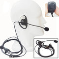 BAOFENG UV-5R Walkie Talkie Headset with Mic PTT 2 Pin Earphone Noise Reduction Stretchable For UV-21 PRO Quansheng K5 K6