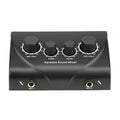 Fuluode Portable Karaoke Sound Mixer Professional Dual Mic Inputs Audio System Digital Audio Sound Machine Echo OK Mixer System