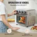 SucceBuy 18L 1700W Air Fryer Toaster Oven Stainless Steel Toaster Ovens Countertop Combo with Grill Home and Commercial Use