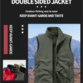 Autumn Winter Comfortable Versatile Windproof Casual Vest Outdoor Leisure Fishing Men Leather Vest Men Fashion Breathable Vest
