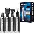 Kemei all in one grooming kit electric shaver for men razor rechargeable hair trimmer nose ear,beard,eyebrow, face shaving