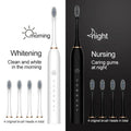 Electric Ultrasonic Toothbrush with Six Speed Modes Soft Bristles USB Charging Waterproof Adult Tooth Cleaner for Home