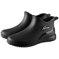 Fashionable Adult Short Rain Boots Waterproof Ankle Shoes Anti-Slip Durable Rubber Footwear For Men Women Suitable for Rainy Day