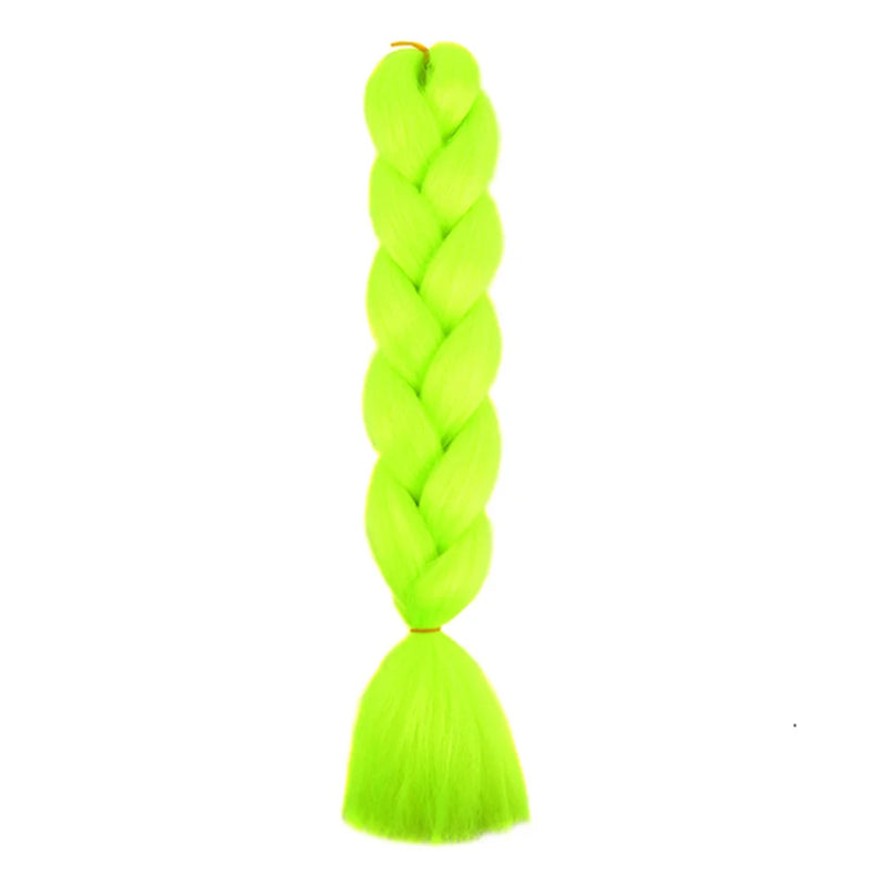 24 Inches DIY Jumbo Braiding Hair Synthetic Hair Extensions Afro Ombre Crochet Braid Hair Wholesale For Women