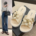 2025 Summer Women's Fashion Slippers - Thick Soled Non-slip Wear-resistant for Indoor & Outdoor