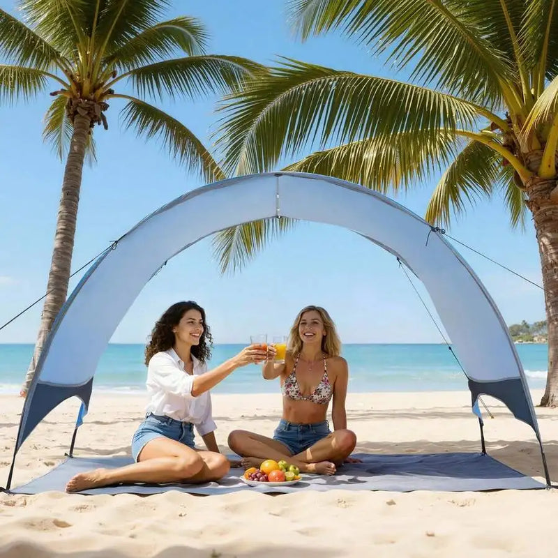 Beach Tent Sun Shelter For 6 Person, UPF 50+ Protection | SAMAG