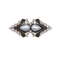 1 Pair Vintage Sweater Swirl Clip Cape Cloak Clips for Dress Retro Cardigan Clip Shawl Clasp Shirt Button Clip for Girl Women