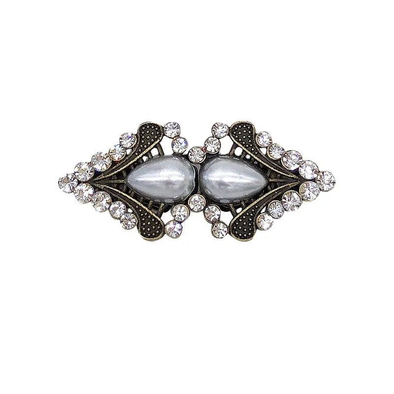 1 Pair Vintage Sweater Swirl Clip Cape Cloak Clips for Dress Retro Cardigan Clip Shawl Clasp Shirt Button Clip for Girl Women