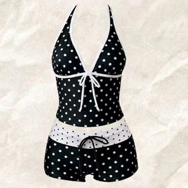 Sexy Women's Swimsuit Polka Dot Tankinis Bikinis Sets | SAMAG