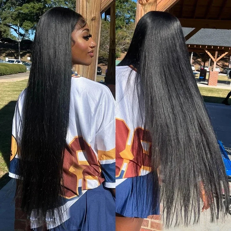 20 30 Inch Bone Straight 2 3 4 Bundles Brazilian Remy Unprocessed Human Hair Wavy Doule Drawn Straight Bundles Weave Extensions