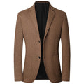 2025 Spring and Autumn New Six Color Checkered Non-iron  Suit Jackets for Men, Royal Blue Casual Blazer Masculino /blazer Hombre