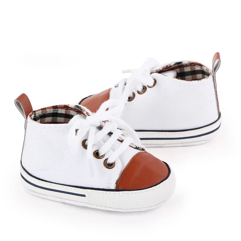 Print Canvas Baby Sports Sneakers For Newborn Baby Boys Girls First Walkers Shoes Infant Toddler Soft Sole Baby Shoes