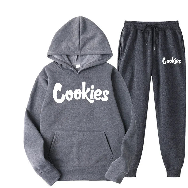 Men and women of the same fashion trend hoodie casual two - piece suit jacket pants brand printing logo size - View 6 | SAMAG