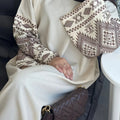 Women's Traditional Muslim Abaya Maxi Dress Boho Vintage | SAMAG