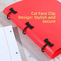 3 Ring Loose-leaf File Folder Waterproof Detachable Notebook Binder Dustproof Thickened 3 Hole Punched Lined Paper Mobile Office