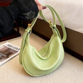 Korean Fashion Large Capacity PU Leather Tote Shoulder Bag Simple Casual Style 2026 New Hobos Bag for Women